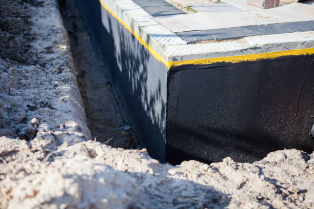 Professional Exterior Waterproofing technician working in Delaplane, VA